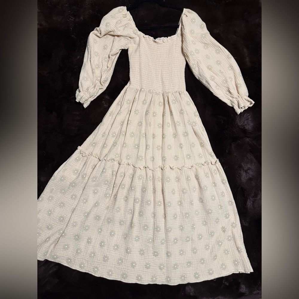Charming Cream Dress